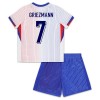 Frankrig Griezmann 7 Børn Udebane EM 2024 - Fodboldtrøjer (S/S)